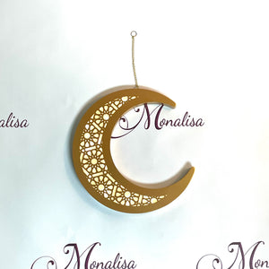 LED Hanging Crescent Moon