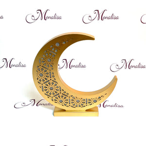 LED Standing Crescent Moon