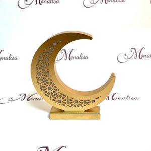 LED Standing Crescent Moon