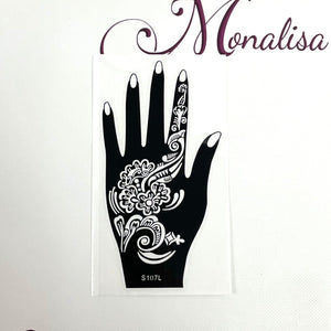 Henna Stencil Sticker