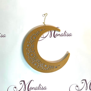 LED Hanging Crescent Moon